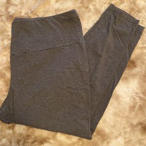 Terra and Sky High Waisted Leggings - Gray